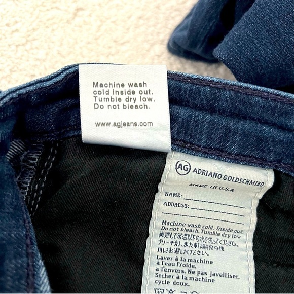 AG Adriano Goldschmied The Ballad Slim Boot Dark Wash Jeans Size 27R Made USA - Picture 7 of 8